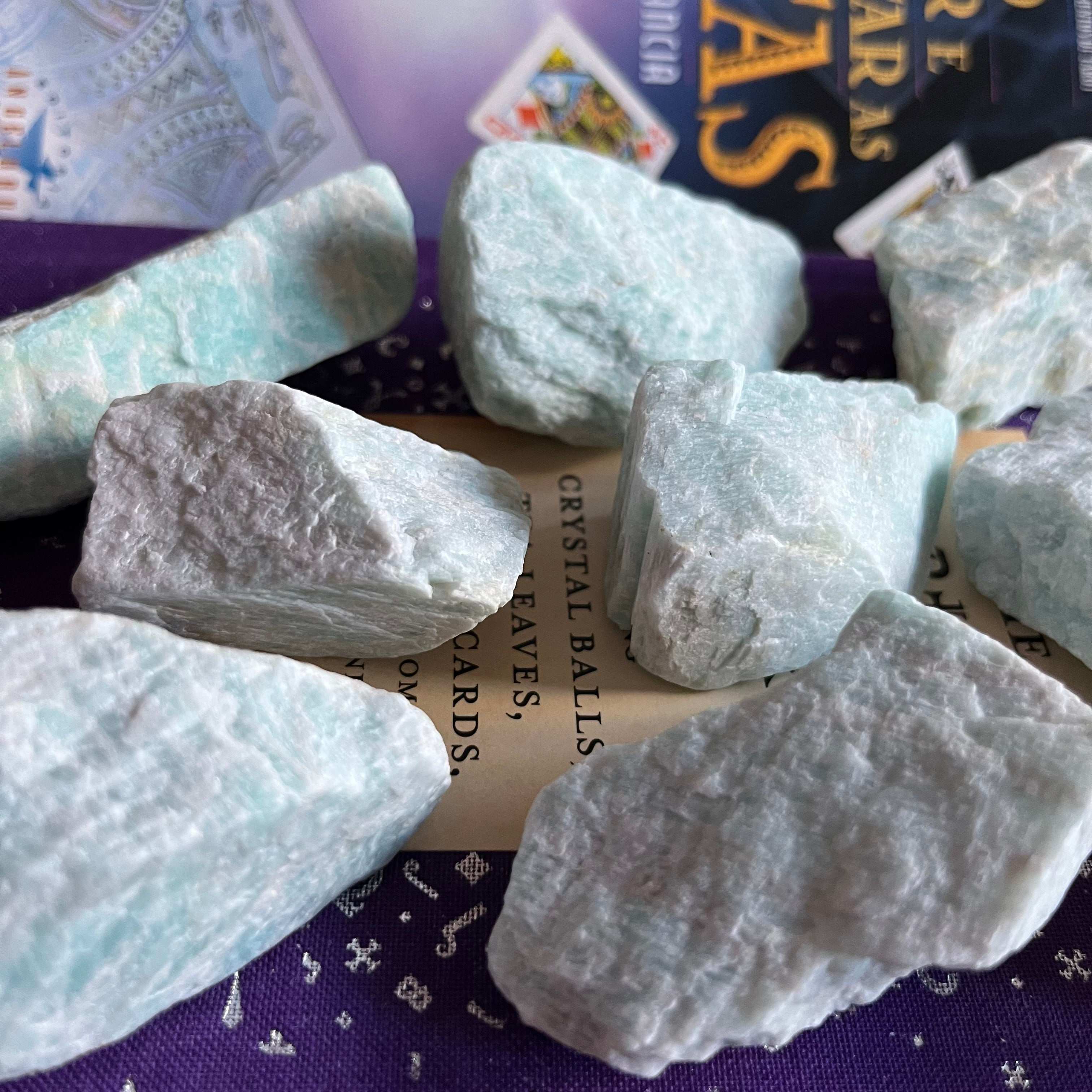 Rough Amazonite Chunk - Success & Communication Crystals