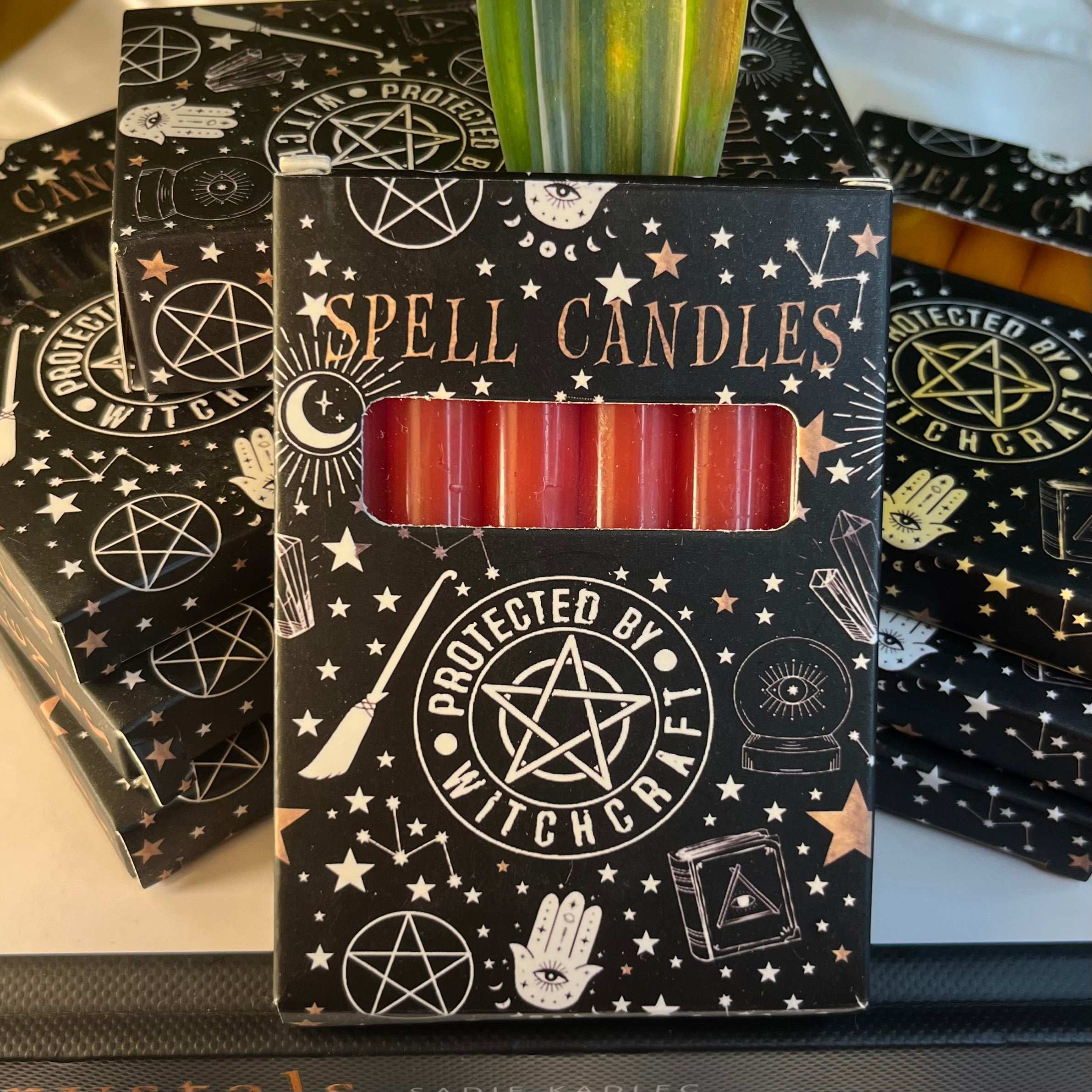 Spell Candles Red (Pack of 6) Crystals