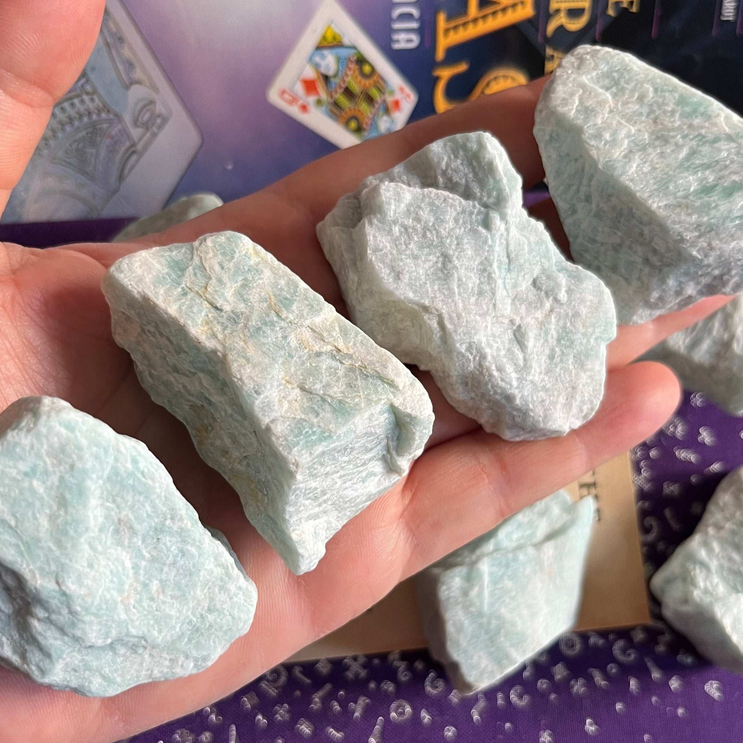 Rough Amazonite Chunk - Success & Communication 40g - 50g Crystals