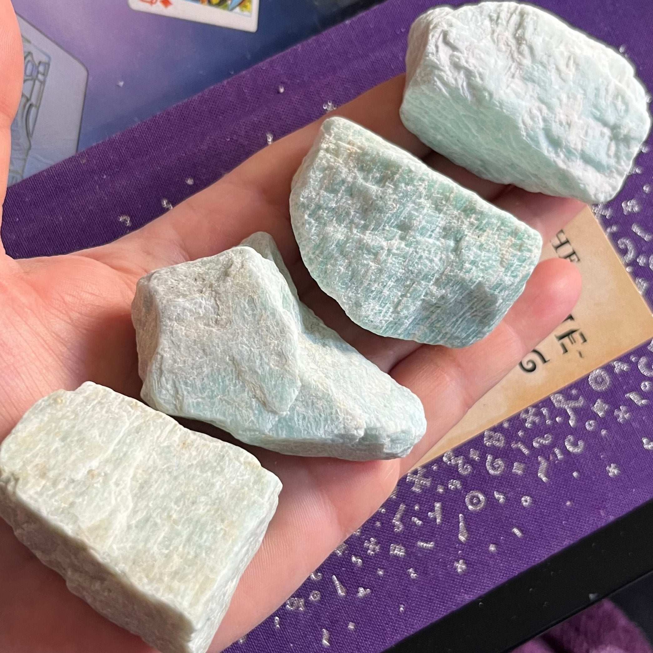 Rough Amazonite Chunk - Success & Communication 50g - 70g Crystals