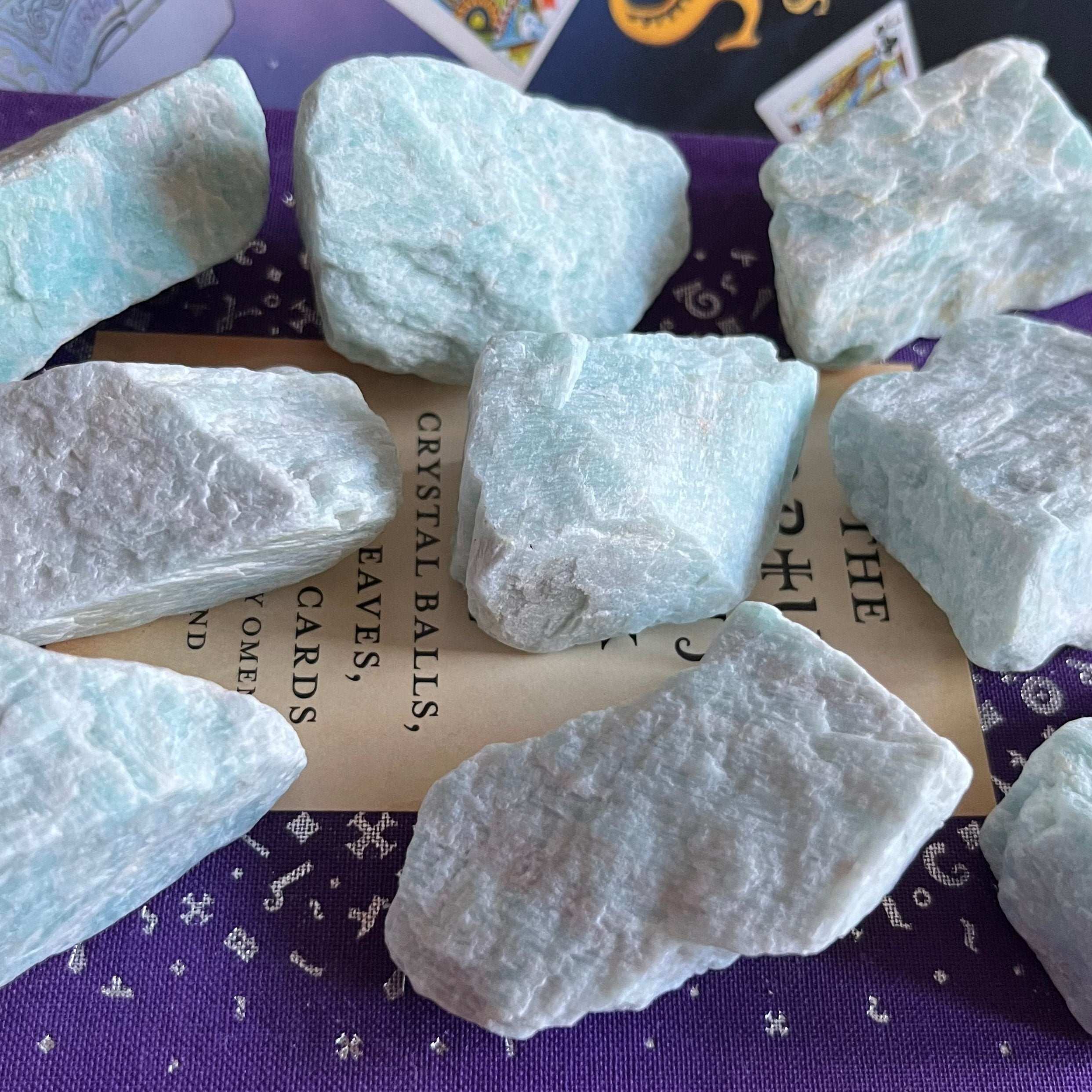 Rough Amazonite Chunk - Success & Communication Crystals