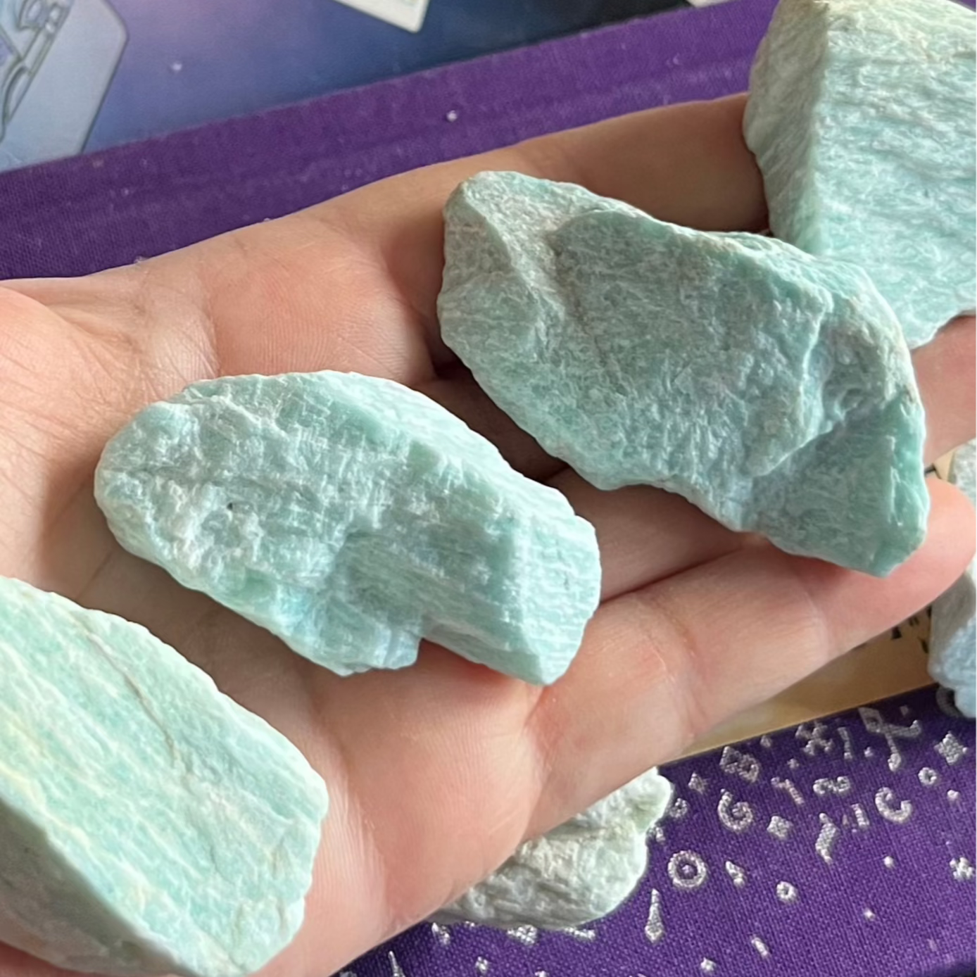 Rough Amazonite Chunk - Success & Communication 30g - 40g Crystals