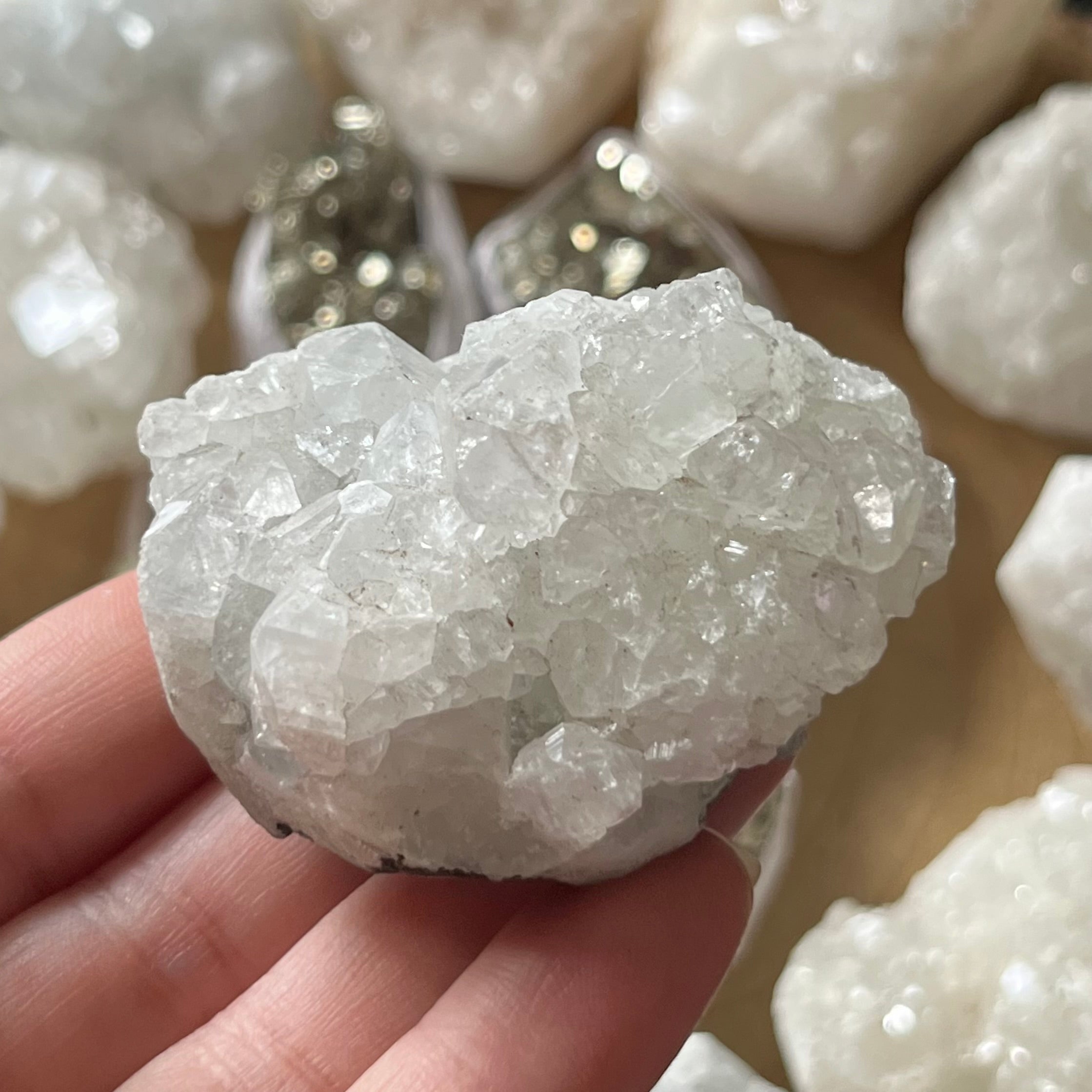 apophyllite cluster for meditation and anxiety