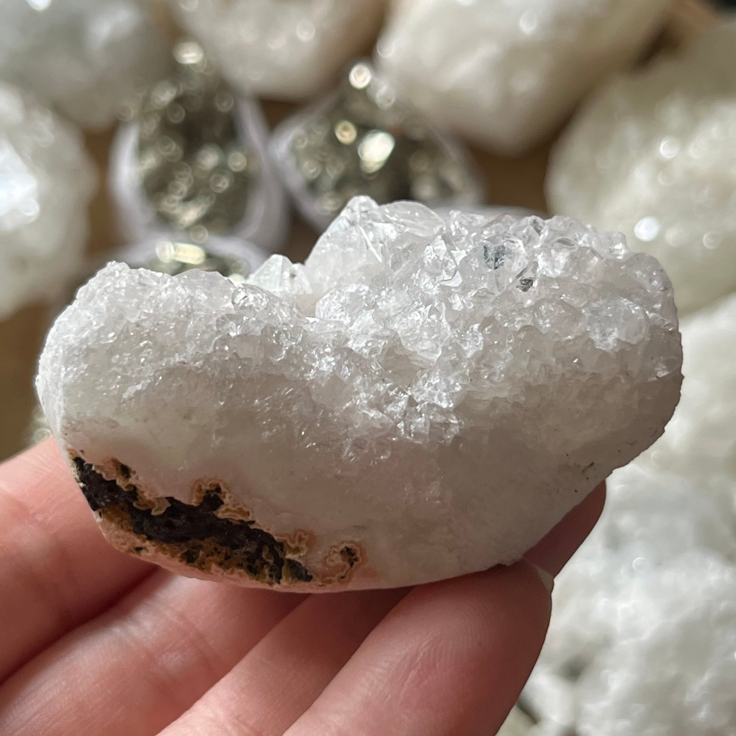 apophyllite cluster for meditation and anxiety