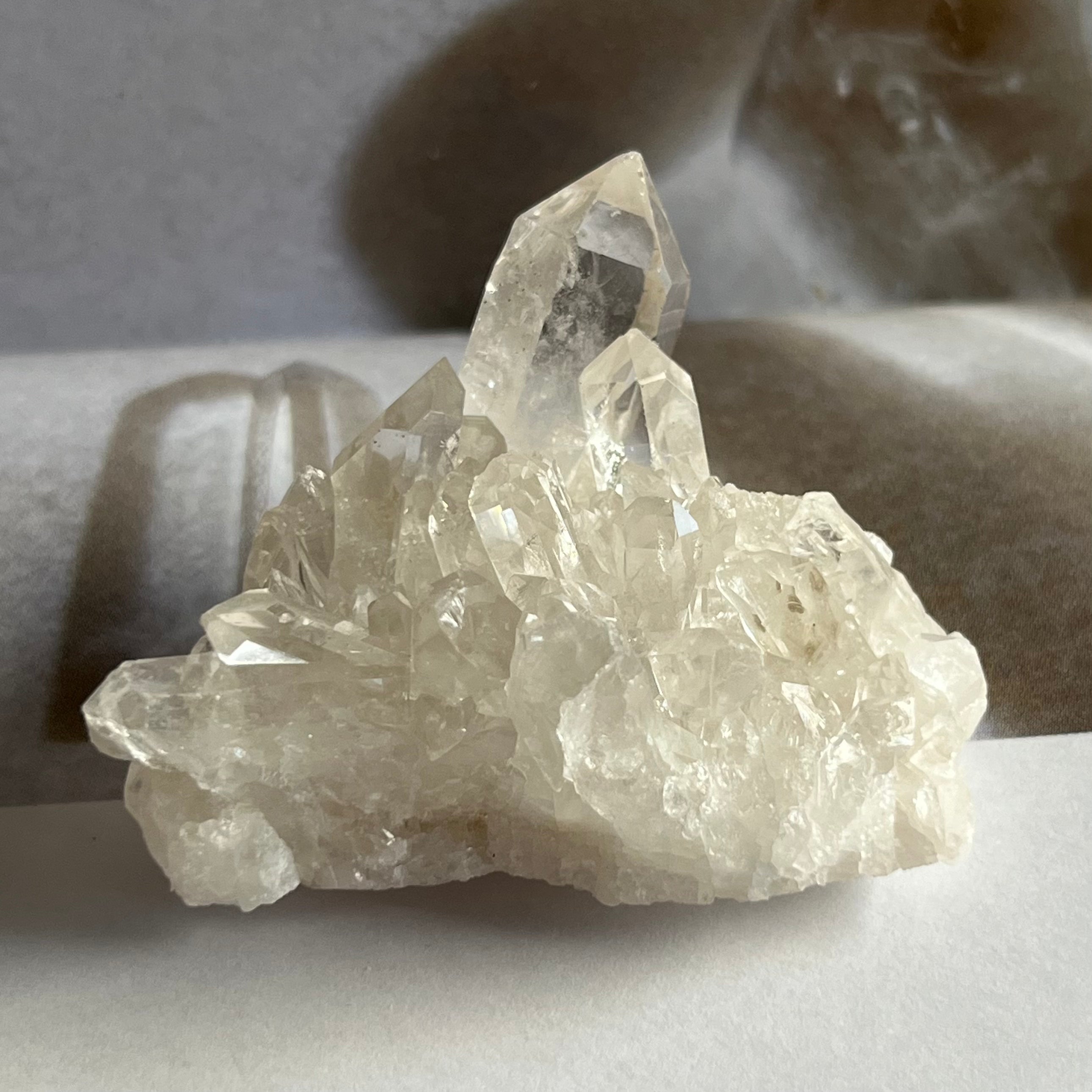 Quartz Cluster - Intuition & Wisdom 1- 2.6cm x 1.6cm Crystals
