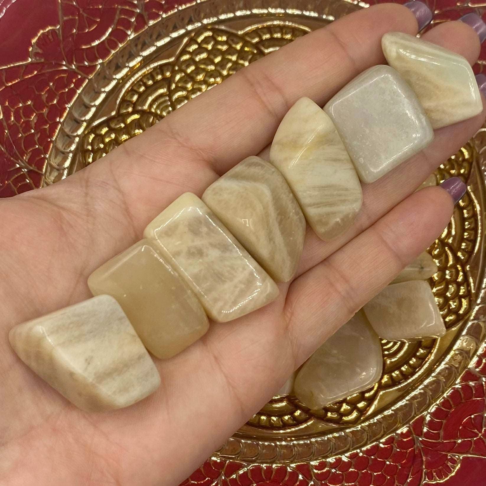 Moonstone Tumblestones - Intuition & Clairvoyance Crystals