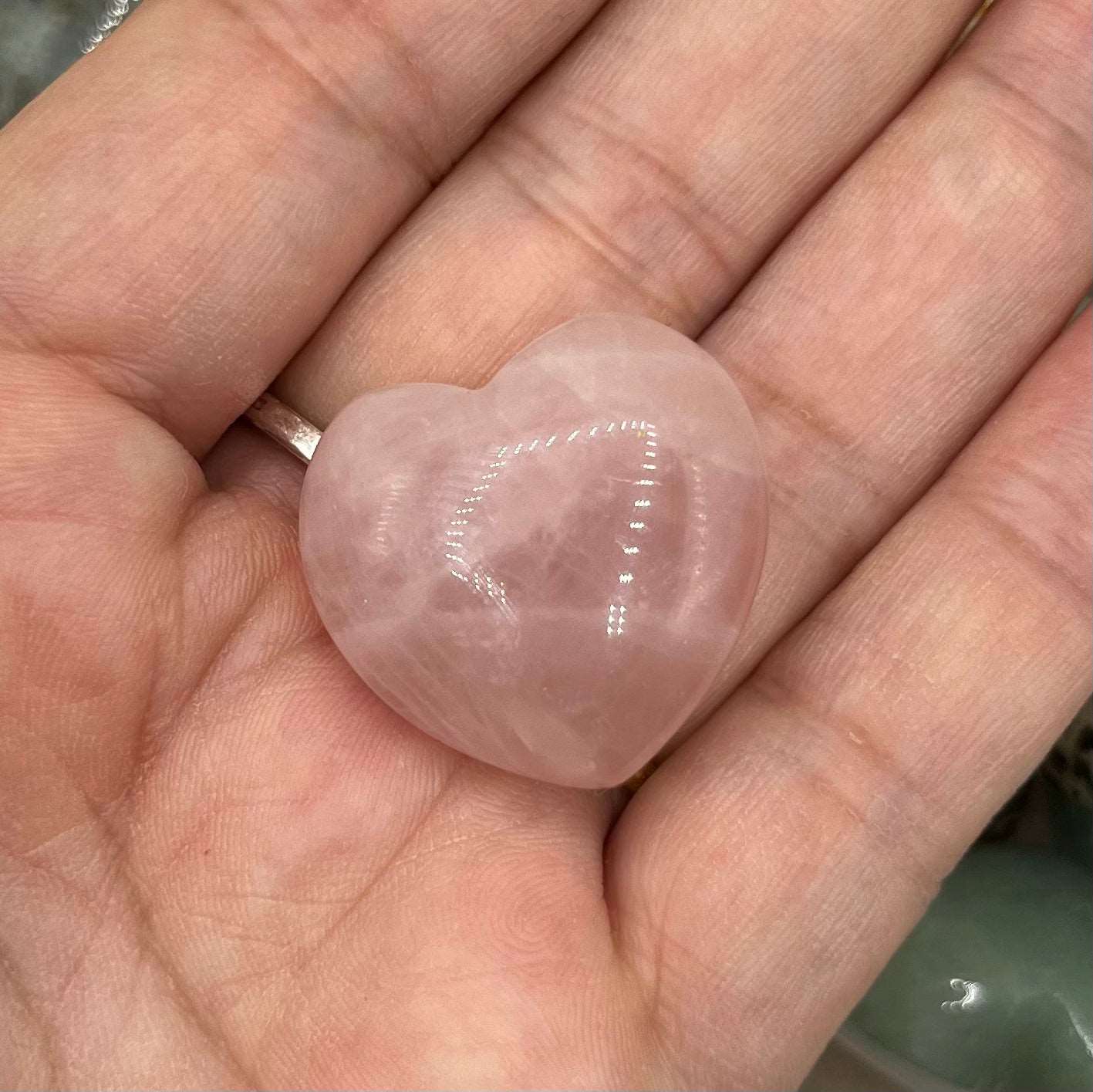 Mini Gemstone Hearts Rose Quartz Approx. 2.4cm Crystals
