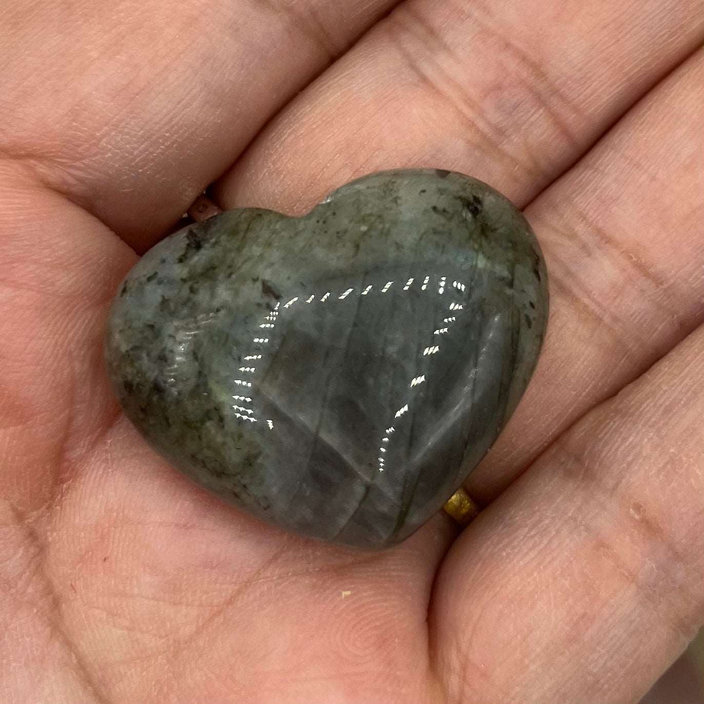 Mini Gemstone Hearts Labradorite Approx. 2.4cm Crystals