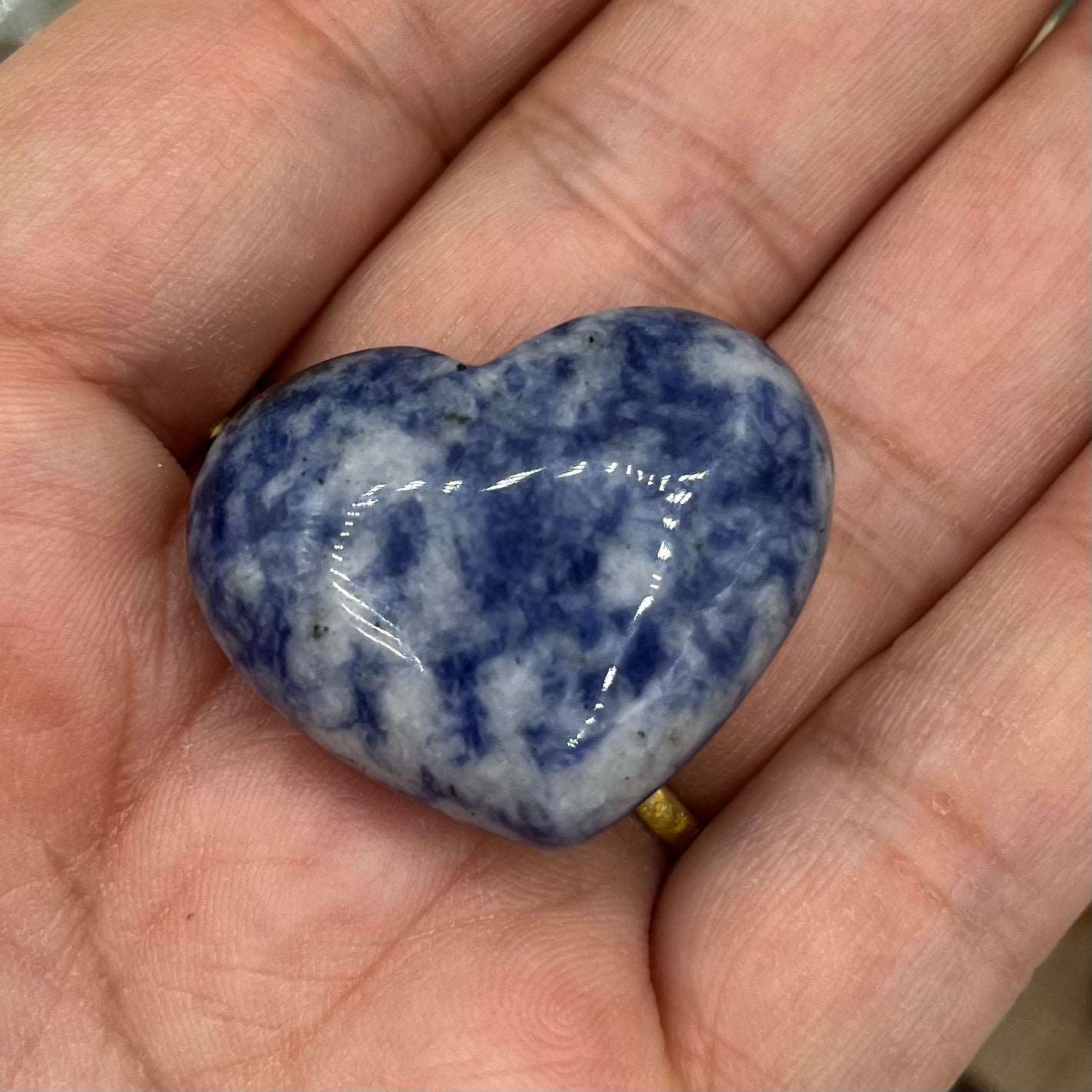 Mini Gemstone Hearts Sodalite Approx. 2.4cm Crystals