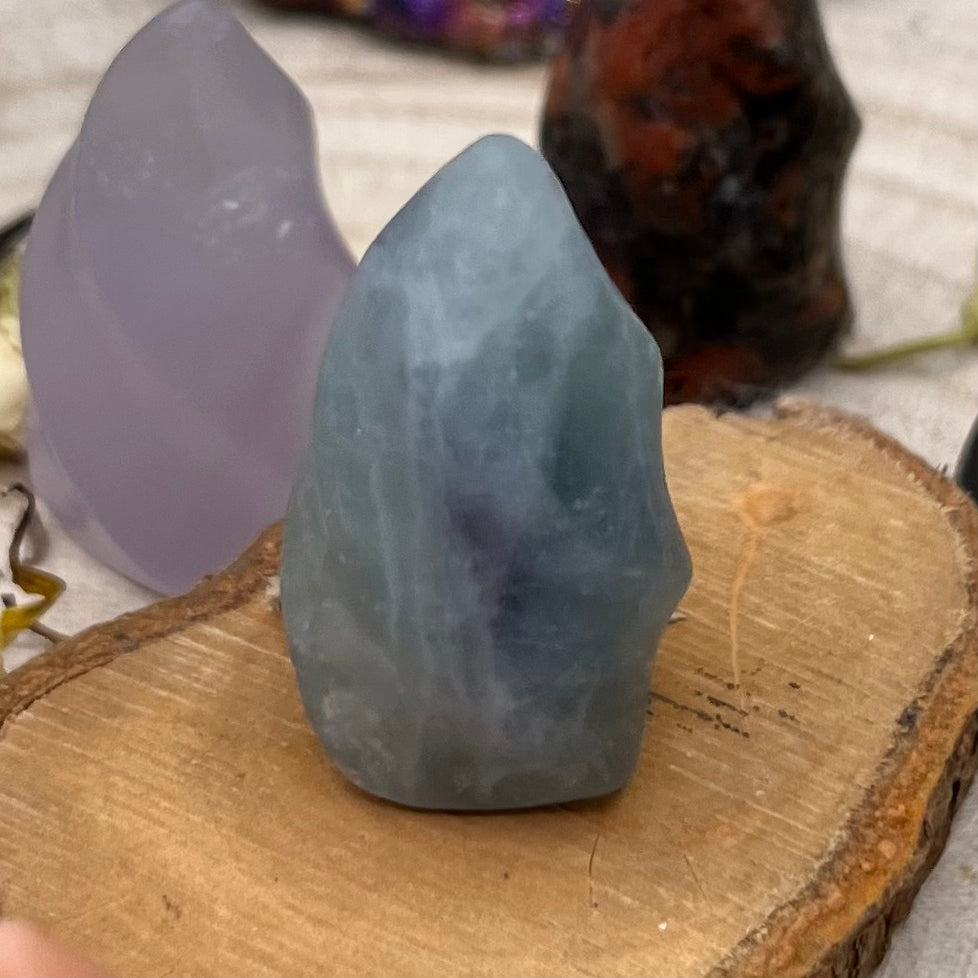 Mini Crystal Flames Mini (Approx.2.8cm) Fluorite Crystals