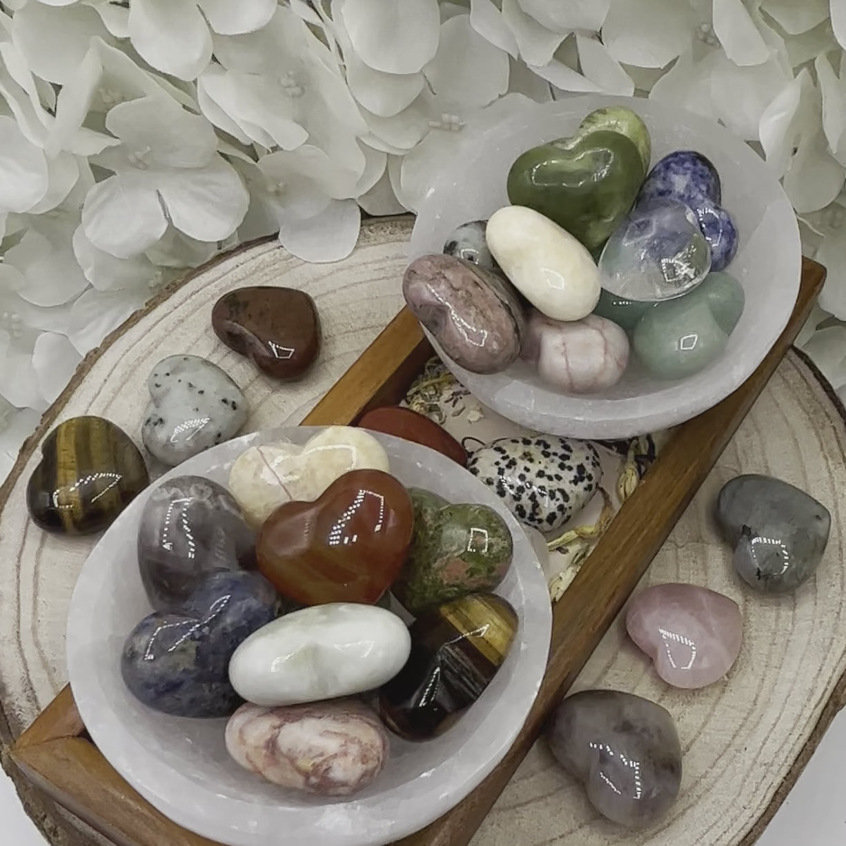 Mini Gemstone Hearts
