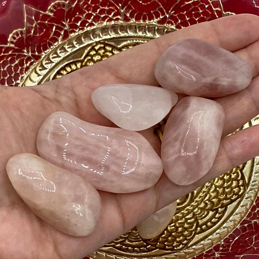 Rose Quartz Tumblestones - Universal & Unconditional Love Large Crystals