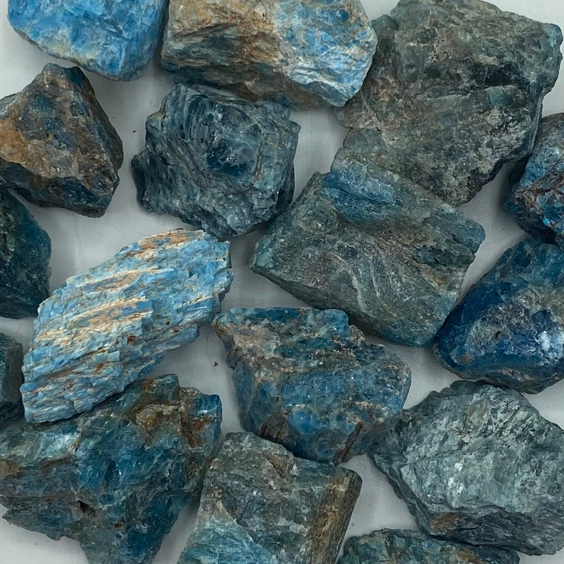 Rough Blue Apatite Chunk - Intuition & Enlightenment Crystals