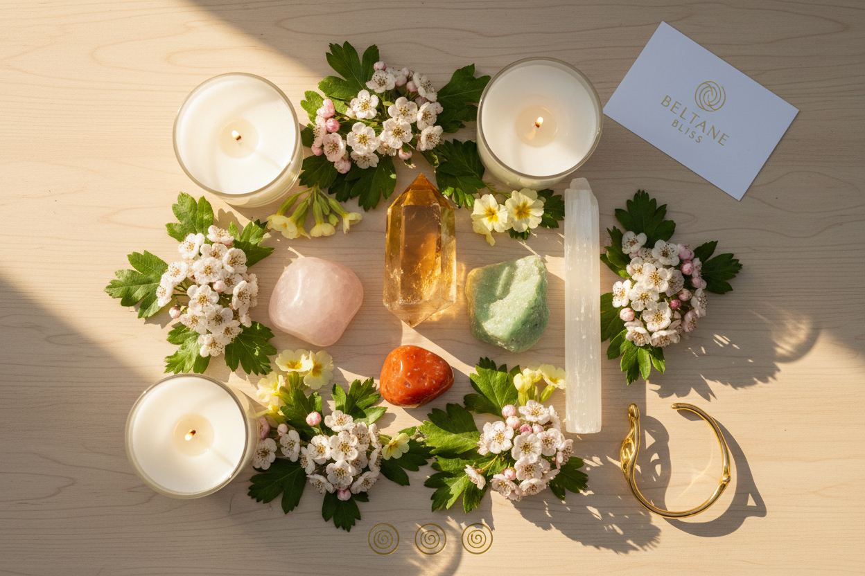 Your Guide to Beltane Crystal Rituals: Welcoming the Sun & Working with Crystals 🔥✨