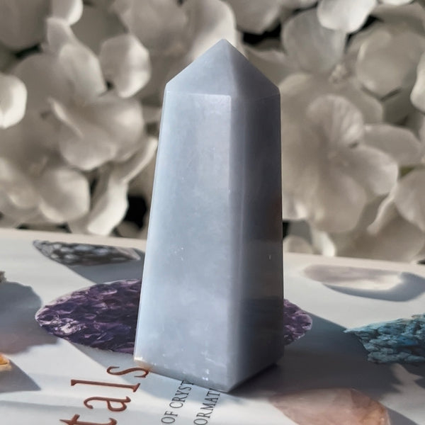 Angelite Obelisk - Angelic Connection & Harmony