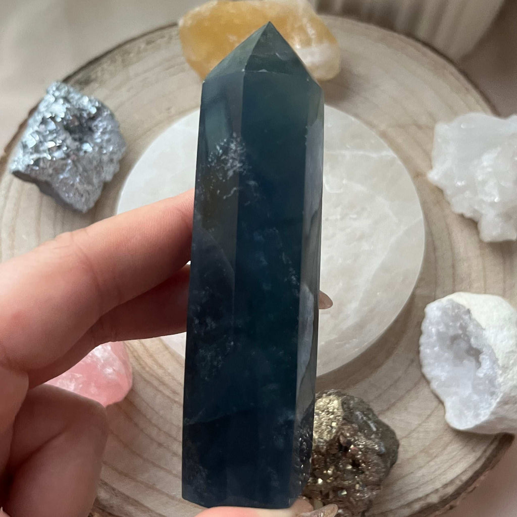 Blue Fluorite Point Crystals