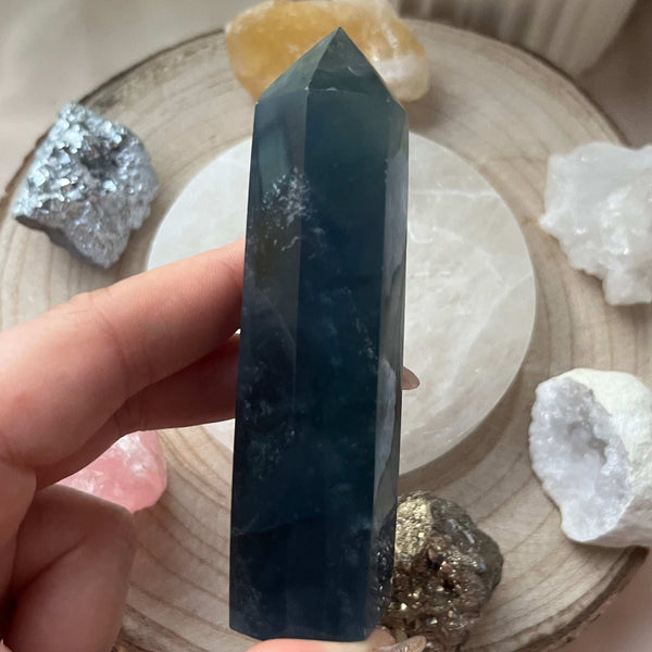 Blue Fluorite Point Crystals