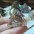 Mixed Crystals Orgonite Pyramid