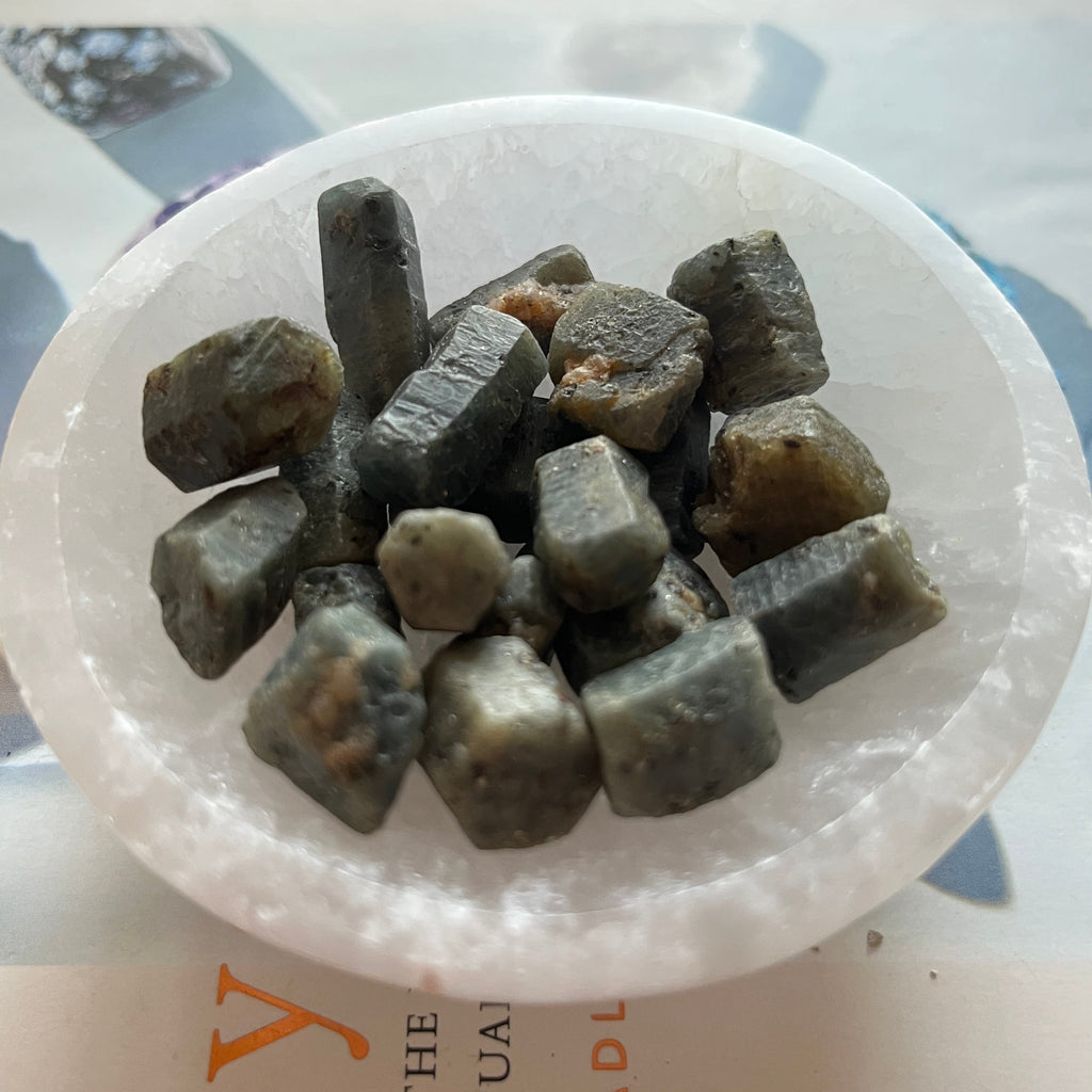 rough sapphire crystal 