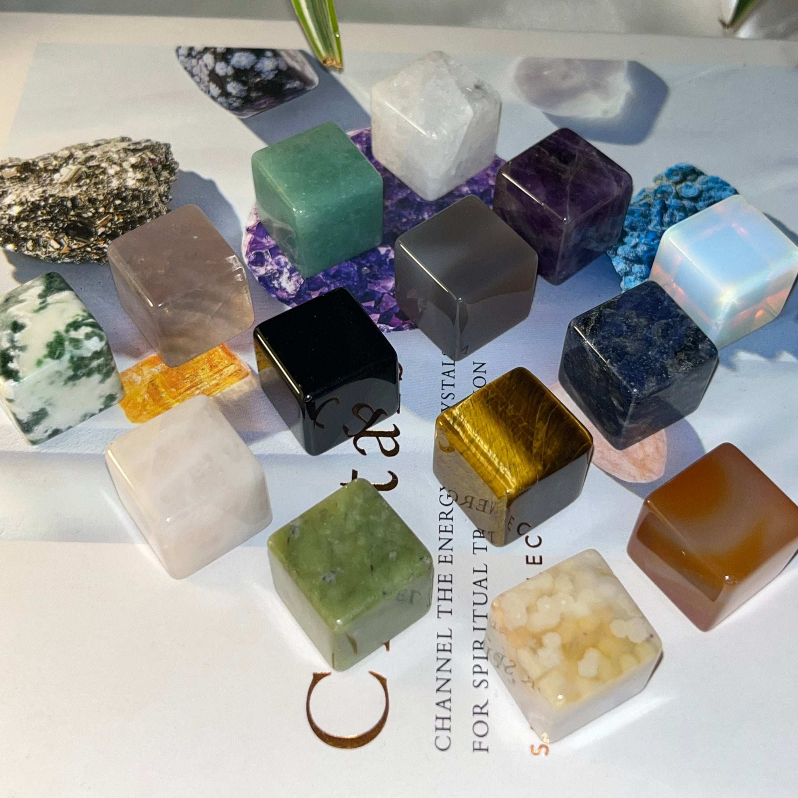 Gemstone Cubes Crystals