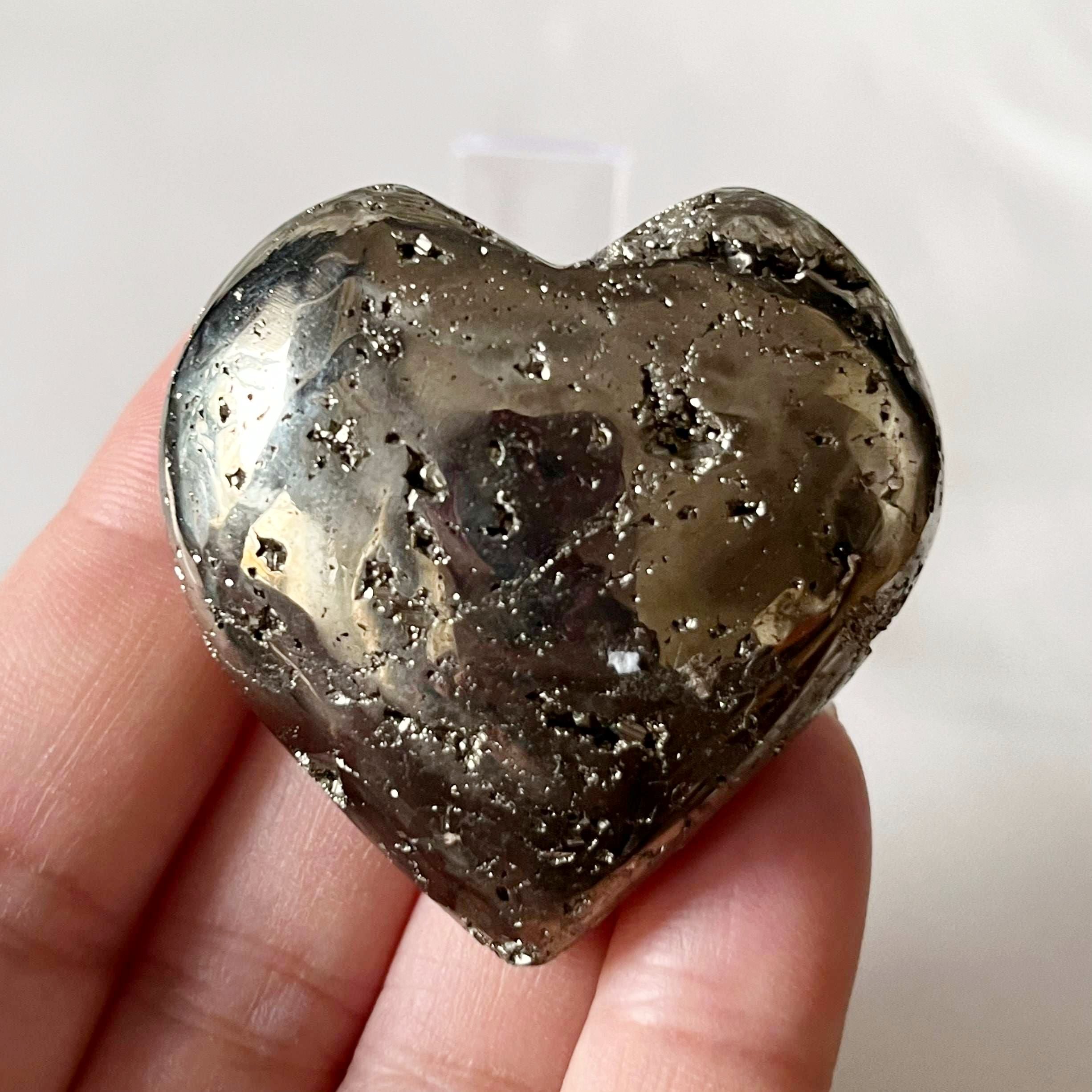 Pyrite Heart - Success & Prosperity Crystals