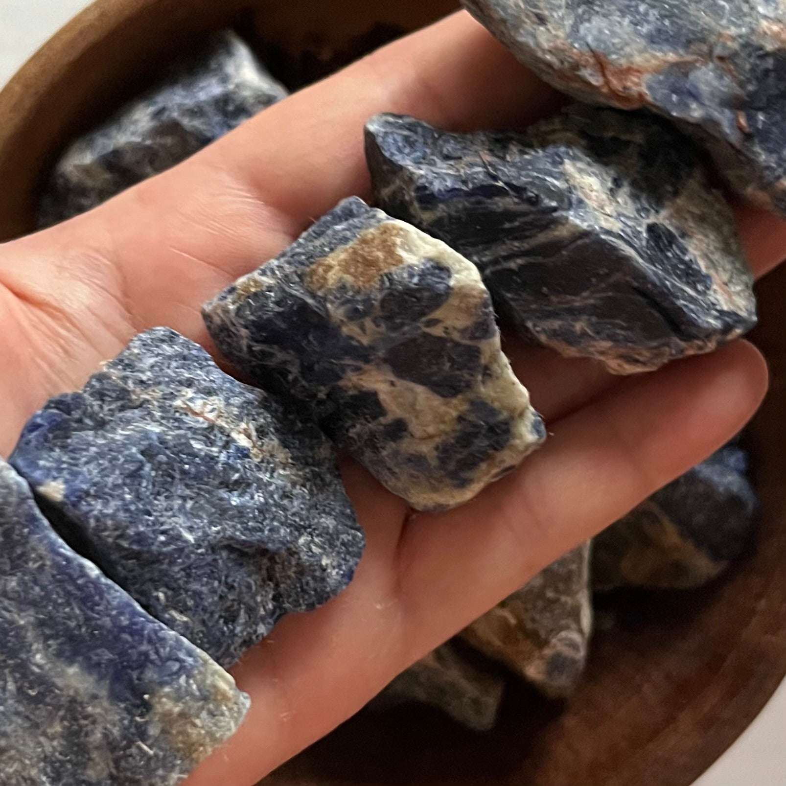 Rough Sodalite Chunk - Wisdom & Guidance 21g - 30g Crystals