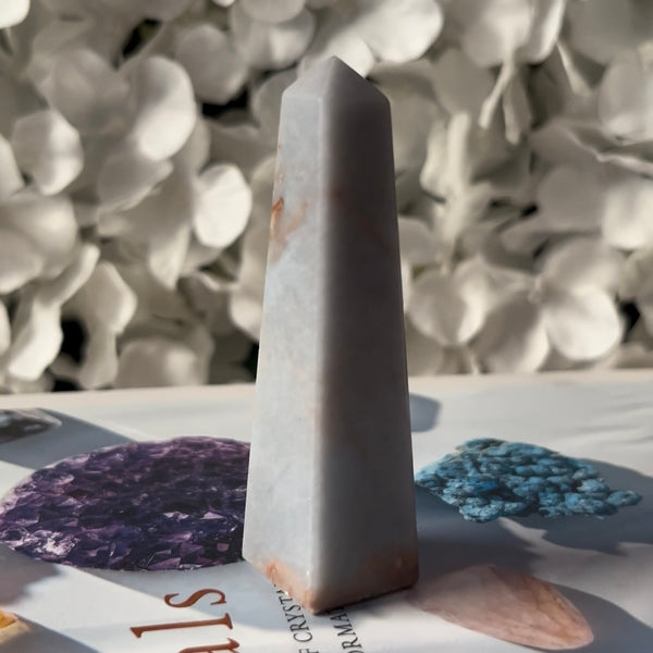 Angelite Obelisk - Angelic Connection & Harmony