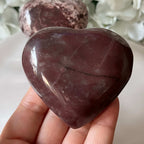 Guava Quartz Heart Crystals