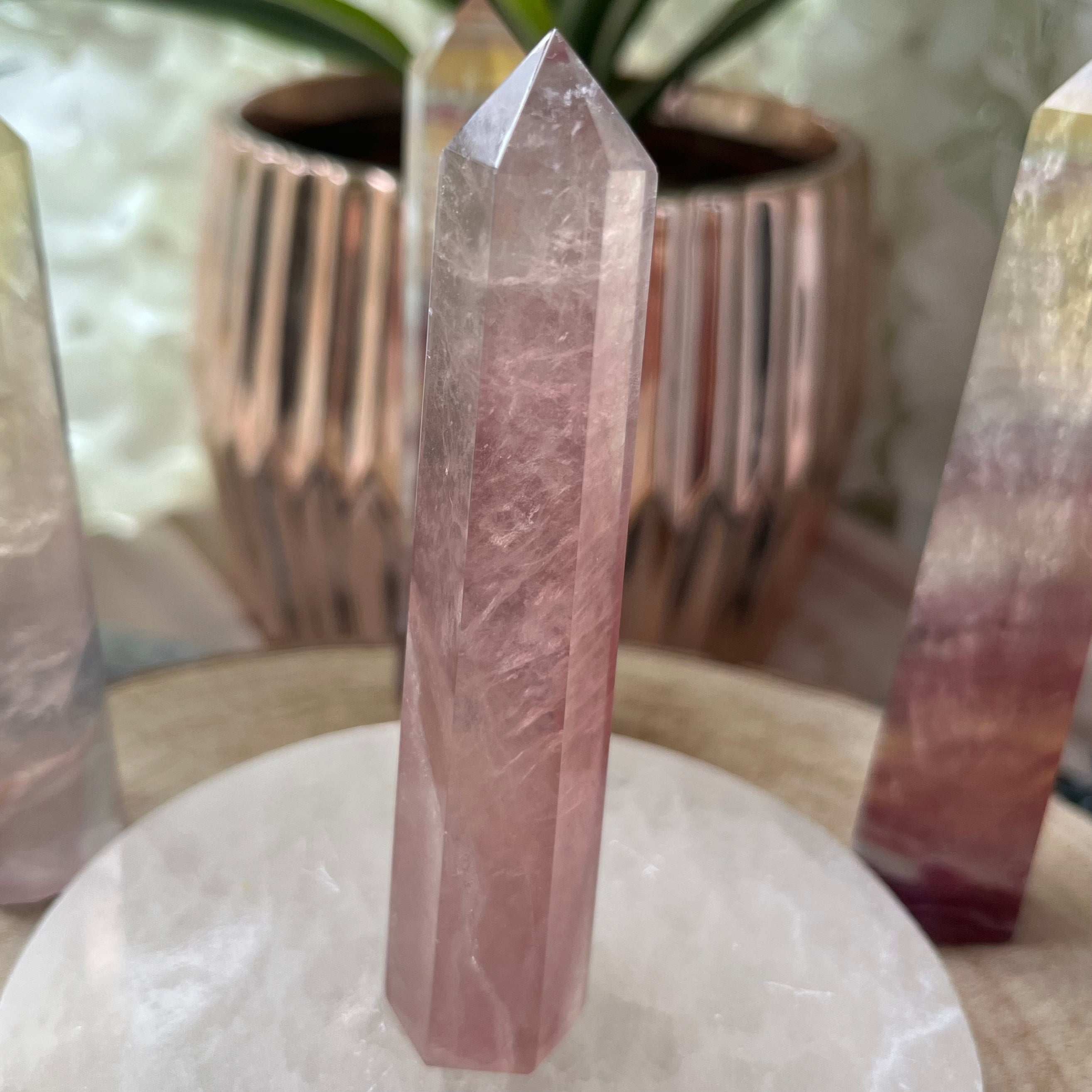 Candy Fluorite Point Crystals