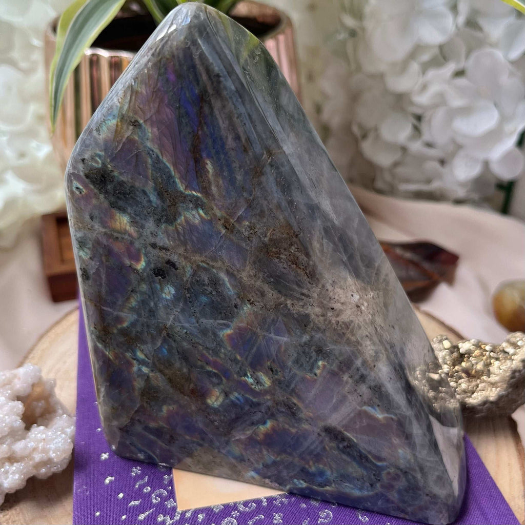 Labradorite Freeform (Purple Flash) - Magic & Clairvoyance Crystals