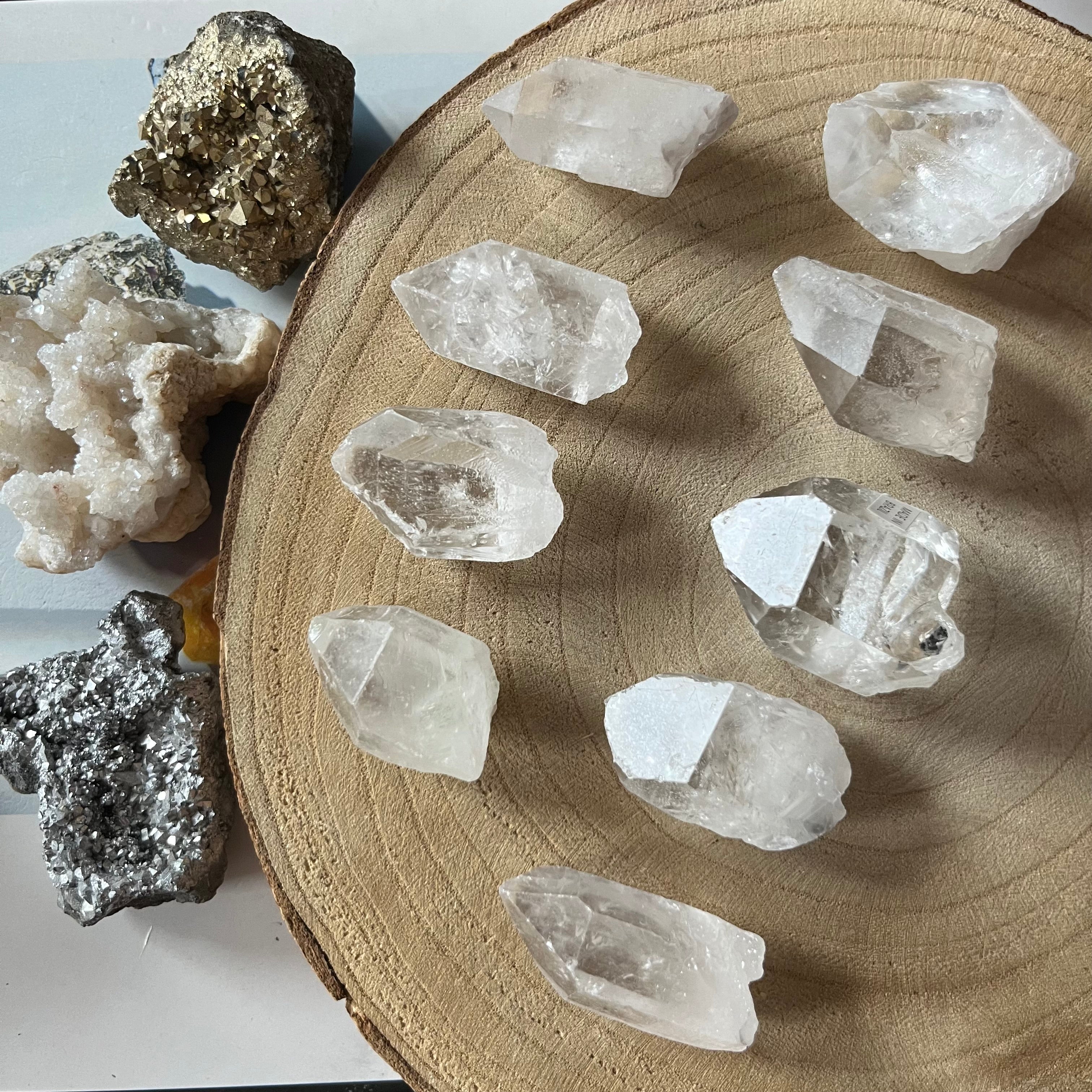 Rock Crystal (Quartz) Rough Points (Mini & Small)- Intuition & Wisdom