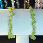 Crystal Chip Bracelets Peridot Crystals