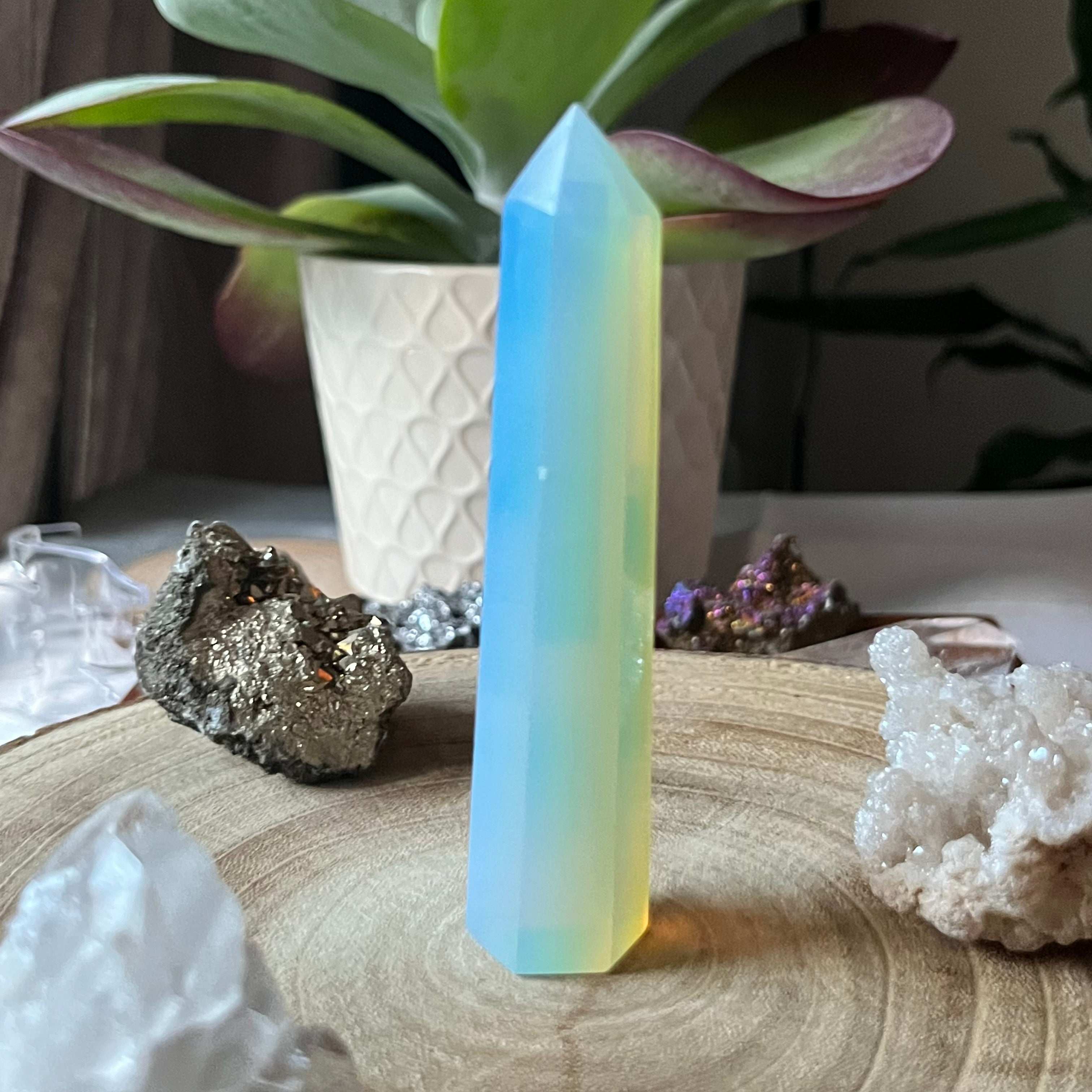 Opalite Polished Point Crystals