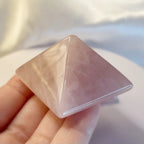 Rose Quartz Pyramid - Universal & Unconditional Love Crystals