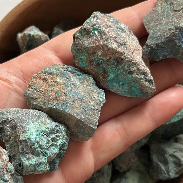 Rough Chrysocolla Chunk - Fertility & Sensitivity 30g - 49g Crystals