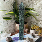 Rubycrosite (Ruby in Zoisite) Tower Point - Energising Harmony Crystals