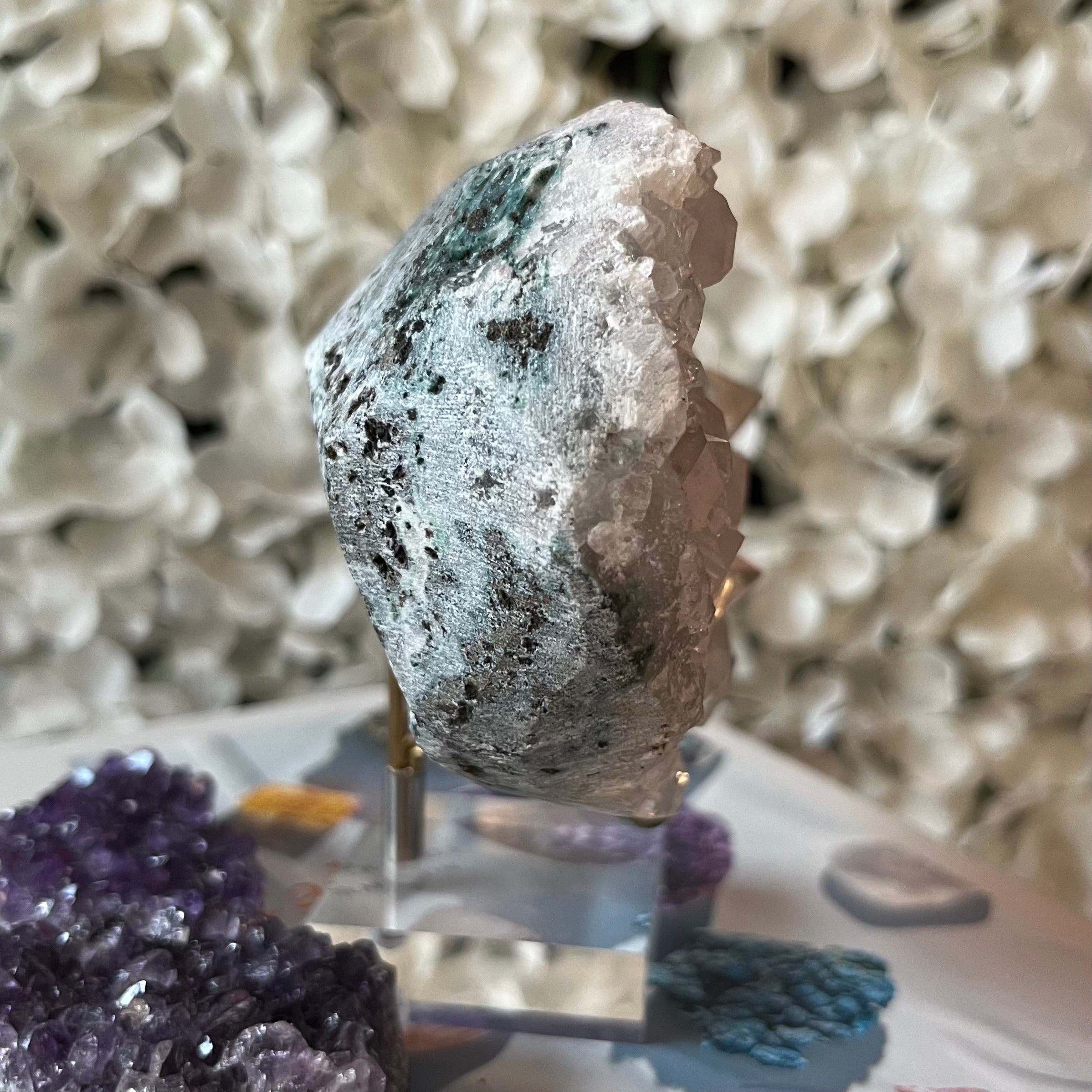 apophyllite cluster for meditation and anxiety