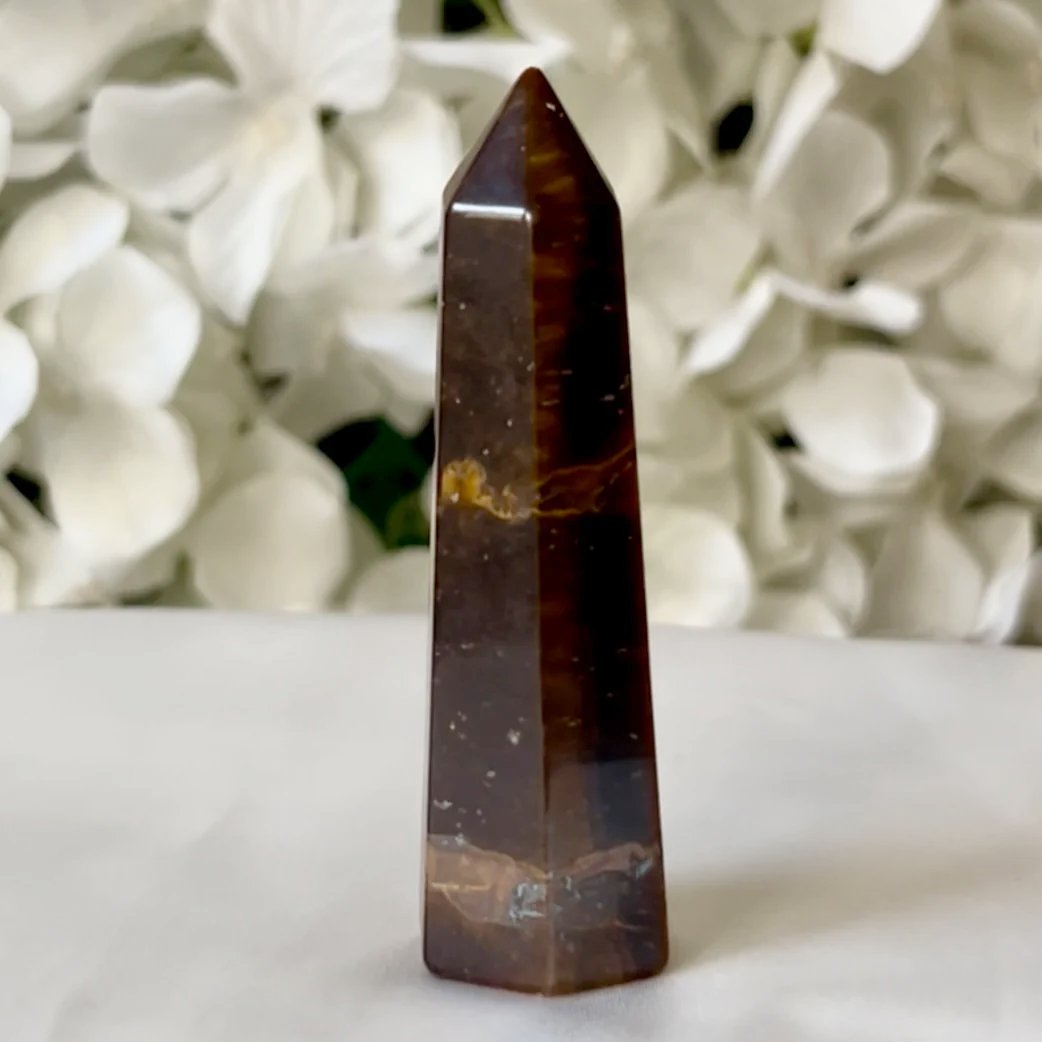 Tiger Eye Point - Courage & Protection Crystals