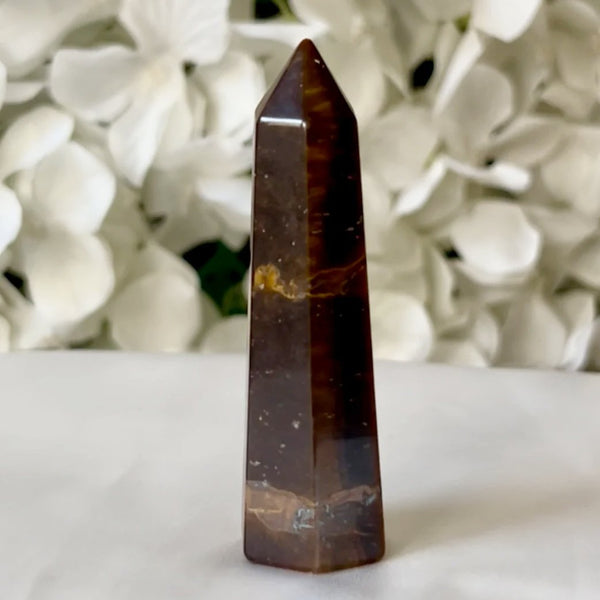 Tiger Eye Point - Courage & Protection Crystals