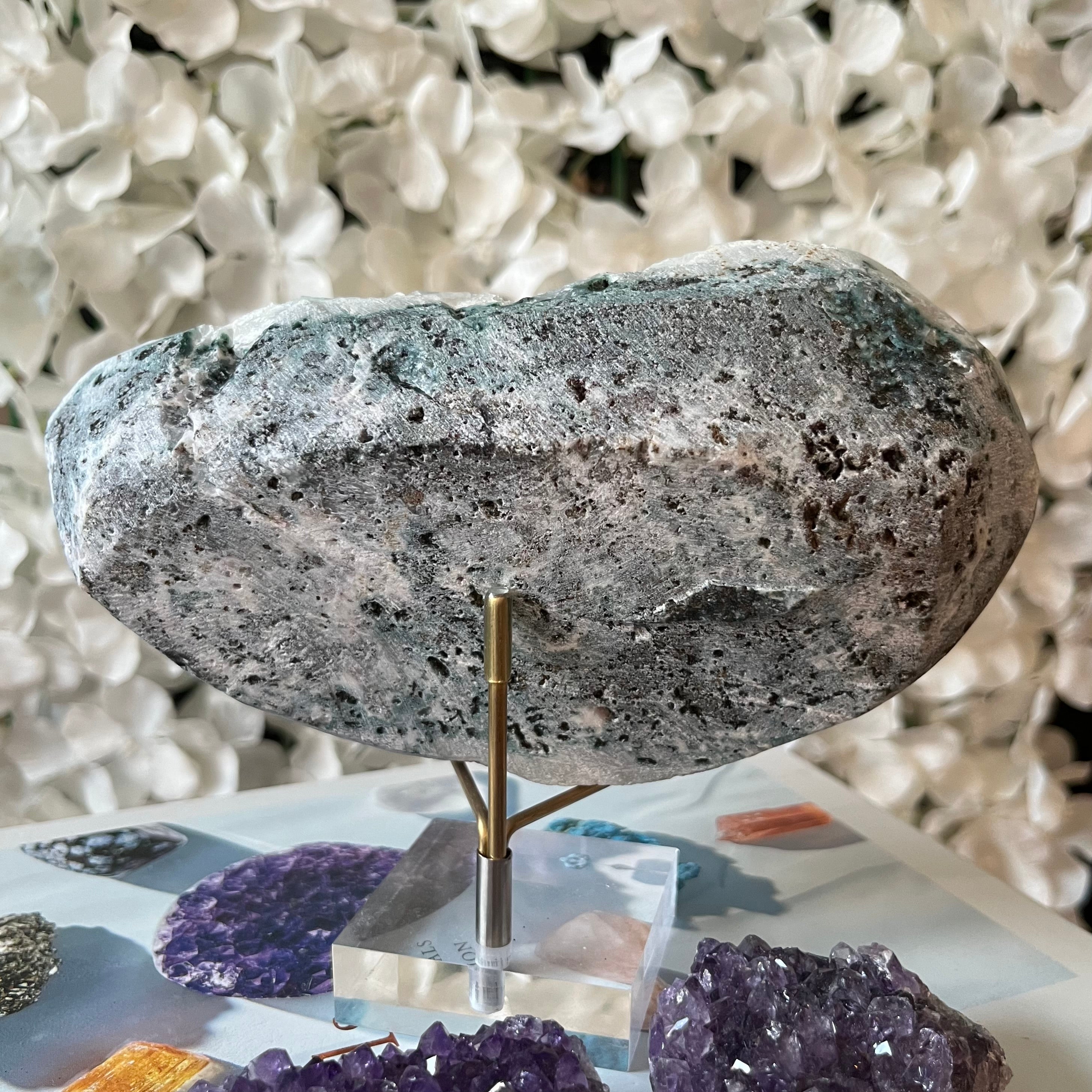apophyllite cluster for meditation and anxiety