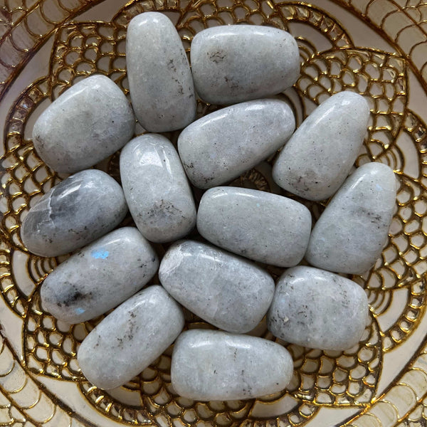 Grey Labradorite Tumblestones Crystals