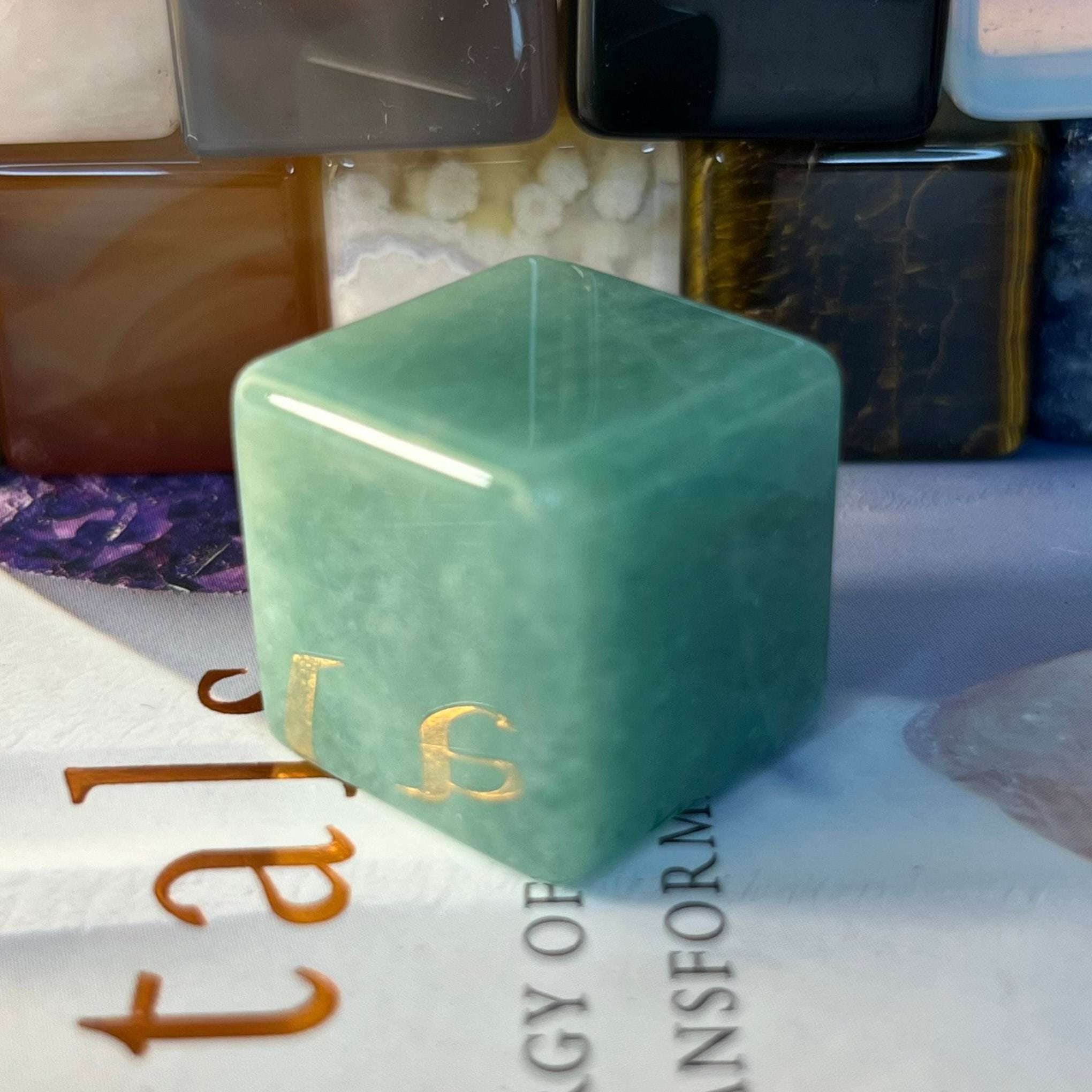 Gemstone Cubes Green Aventurine 2cm Crystals