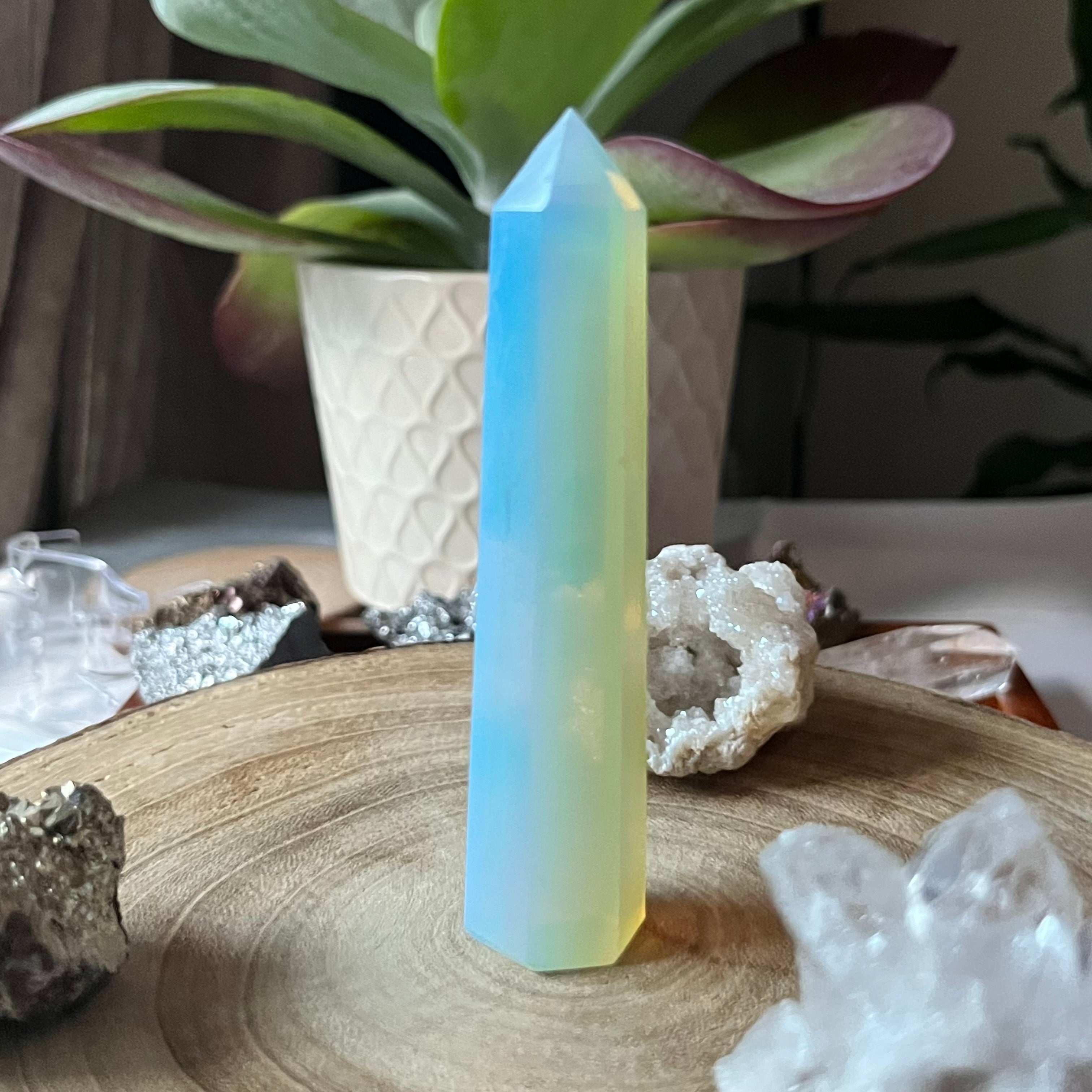 Opalite Polished Point 9.6cm x 2cm Crystals