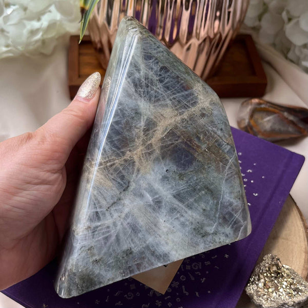 Labradorite Freeform (Purple Flash) - Magic & Clairvoyance Crystals