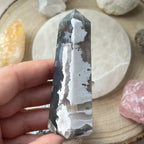 Moss Agate Obelisk- Optimism & Courage Crystals