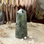 Prehnite Obelisk 1- 6.7cm Crystals
