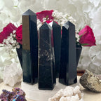 Black Tourmaline Obelisk - Energetic Protection Crystals