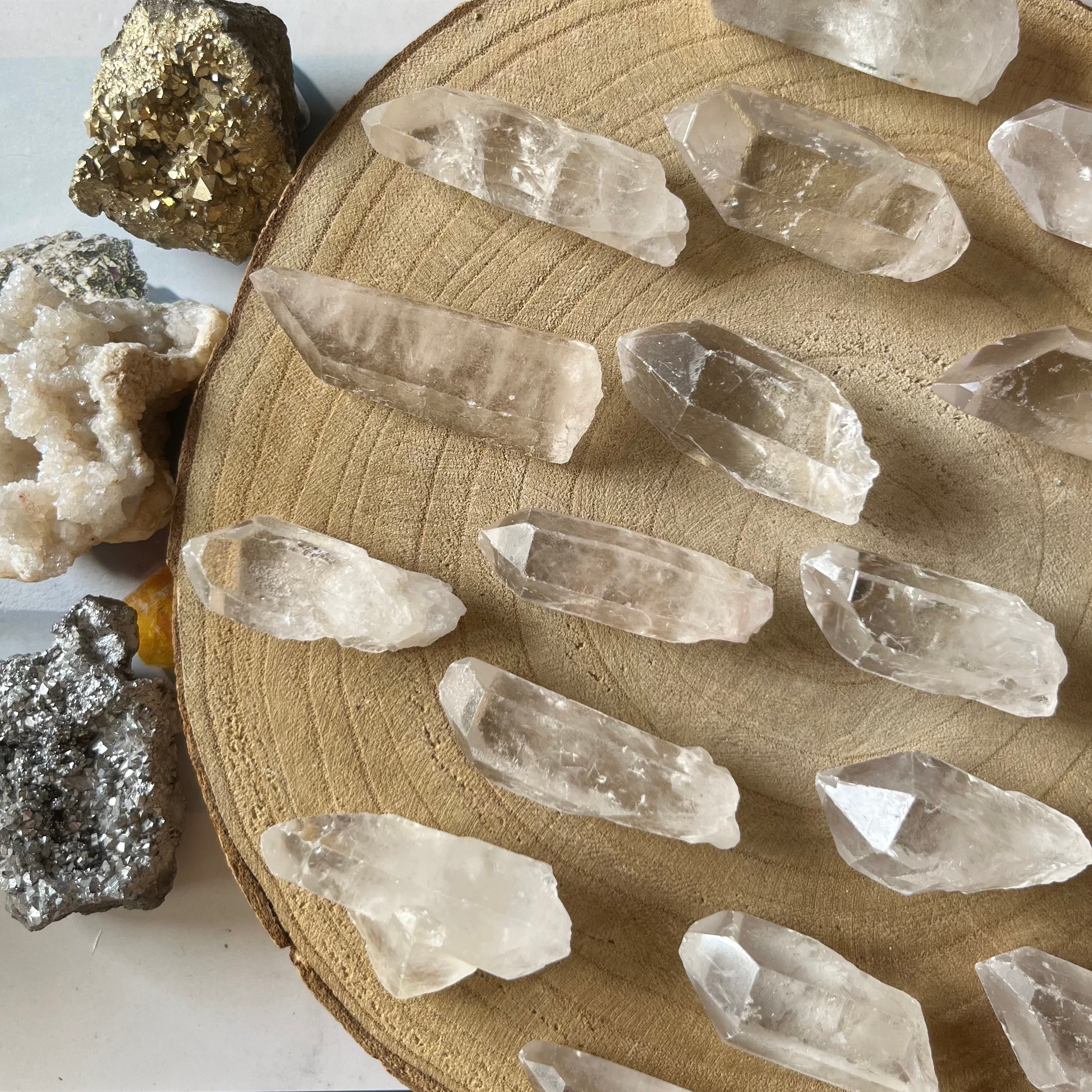 Rock Crystal (Quartz) Rough Points (Mini & Small)- Intuition & Wisdom