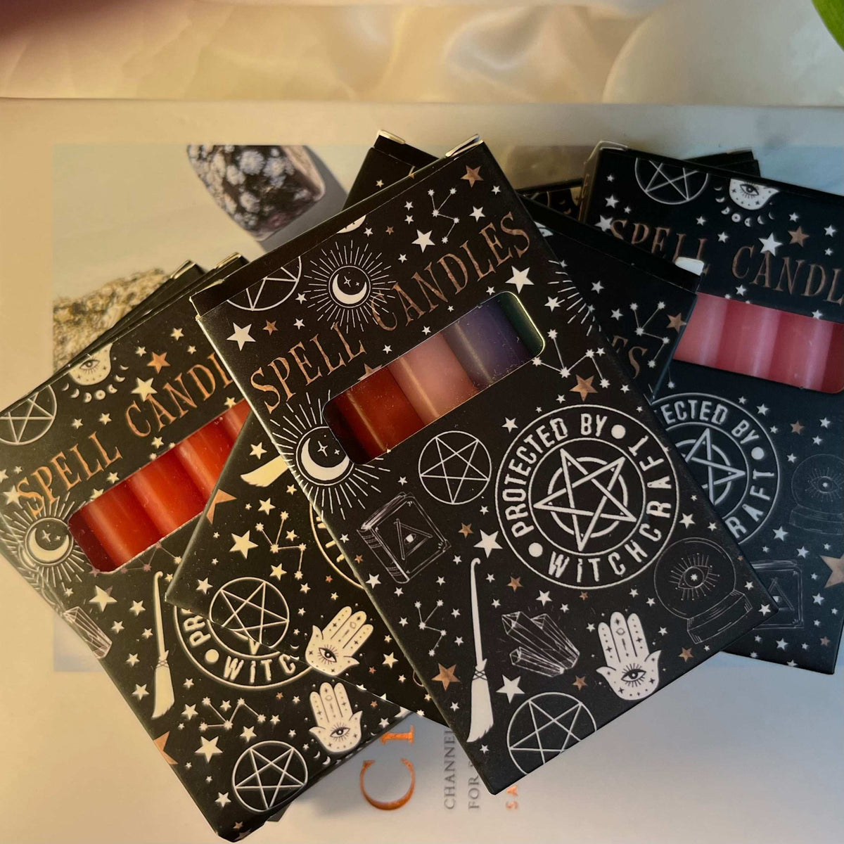 Spell Candles Crystals