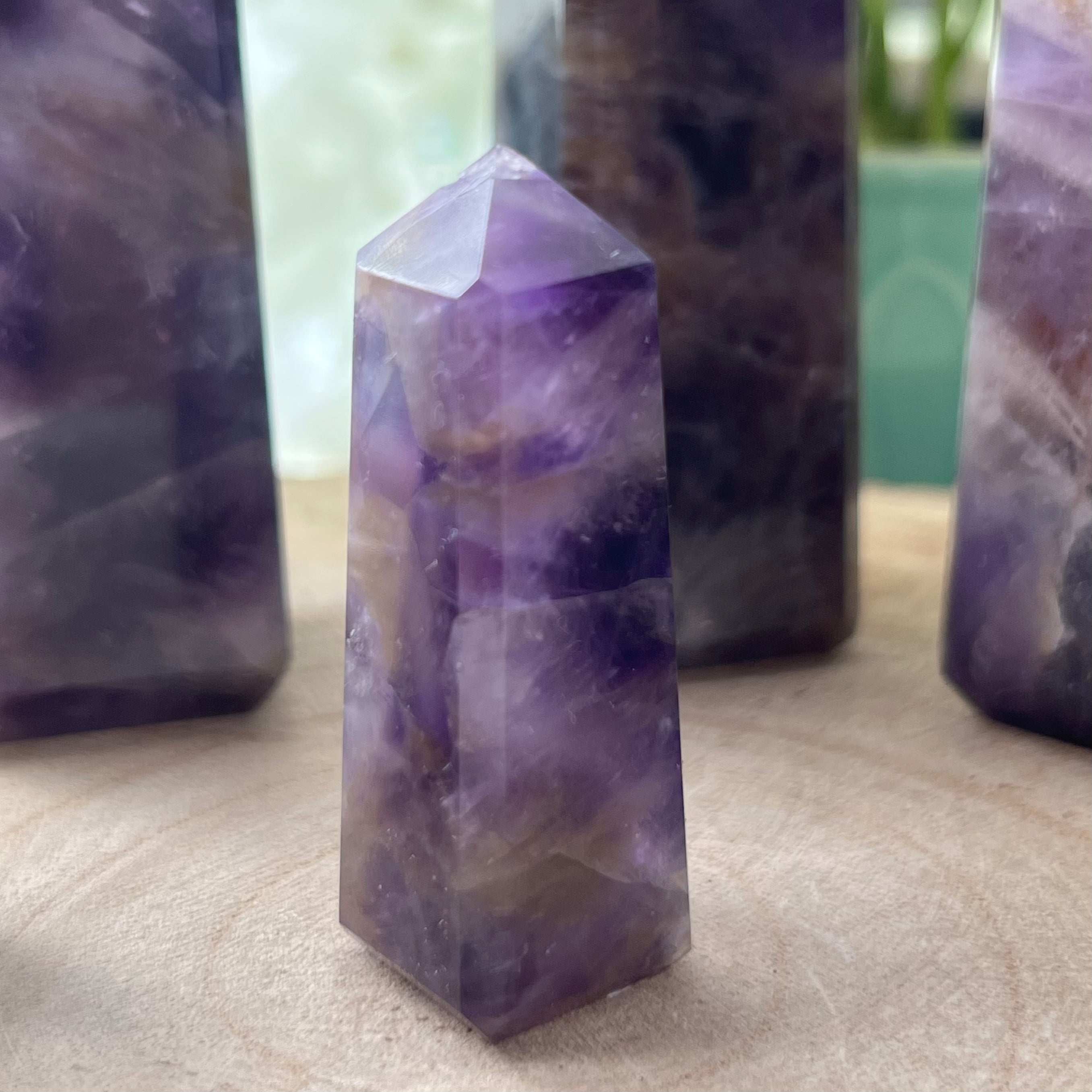 Amethyst Obelisk - Spiritual Wisdom & Comfort 2- 4.7cm Crystals